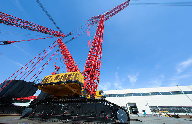 Crawler crane SCC45000A sets new world’s tonnage record